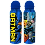 BATMAN CHILDREN KIDS ALUMINIUM DRINK BOTTLE JUICE WATER TRAVEL FLASK SCHOOL - Image 2