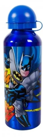 BATMAN CHILDREN KIDS ALUMINIUM DRINK BOTTLE JUICE WATER TRAVEL FLASK SCHOOL - Image 4