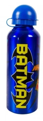 BATMAN CHILDREN KIDS ALUMINIUM DRINK BOTTLE JUICE WATER TRAVEL FLASK SCHOOL - Image 5