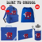 Personalised Spider Man Backpack, Custom Name, Kids Back To School Essentials - Image 4