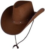 Pack of 3 Adult Cowboy Hats – Unisex Western Rodeo Fancy Dress Set - Image 2