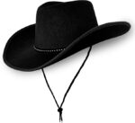 Cowboy Hats Pack of 2 with Bandanas – Unisex Western Fancy Dress Costume Set - Image 5