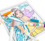 CRAYOLA Barbie Color Wonder Mess-Free Colouring Set – 18 Pages & 5 Markers - Image 3