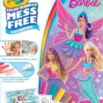 CRAYOLA Barbie Color Wonder Mess-Free Colouring Set – 18 Pages & 5 Markers