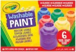 CRAYOLA Washable Project Paint 6 Count – Classic Colours for Kids - Image 2