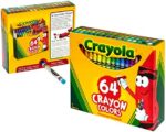 CRAYOLA Wax Colouring Crayons – Assorted Colours, 64 Count, Handy Flip-Top Box with Sharpener Included - Image 3