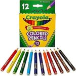 CRAYOLA Coloured Pencils 12 Count – Assorted Colours, Durable Pencils for Kids