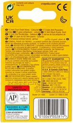 CRAYOLA 12 Count Chalk – Classic Colours for Kids, Classroom & School - Image 2