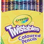 CRAYOLA Twistables Coloured Pencils 10 Count – No-Sharpen Colouring Pencils for Kids
