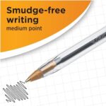 BIC Cristal Original Ballpoint Pens Pack of 50 – Black Medium Point Pens - Image 3
