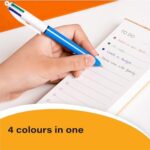 BIC 4 Colours Original Retractable Ballpoint Pens Pack of 3 – Multicolour Pens - Image 3