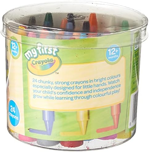 B00BG417HY-2-1786442796290 CRAYOLA Jumbo Crayons – Assorted Colours, 16 Count, Toddler Crayons - Image 1