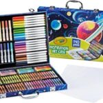 CRAYOLA Inspiration Art Case – 140-Piece Tie-Dye Colouring & Drawing Set for Kids