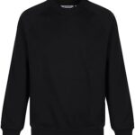Trutex Kids School Sweatshirt – Cotton-Rich Crew Neck, Standard Fit, Black