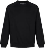 Trutex Kids School Sweatshirt – Cotton-Rich Crew Neck, Standard Fit, Black