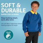 Trutex Kids School Sweatshirt – Cotton-Rich Crew Neck, Standard Fit, Black - Image 6