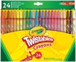 CRAYOLA Twistables Crayons 24 Count – Assorted Colours for Kids