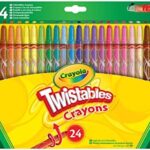 CRAYOLA Twistables Crayons 24 Count – Assorted Colours for Kids
