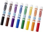 CRAYOLA Ultra-Clean Washable Markers – 8 Count Assorted Colours - Image 2