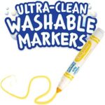 CRAYOLA Ultra-Clean Washable Markers – 8 Count Assorted Colours - Image 6