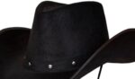 Black Cowboy Hat for Men & Women – Western Fancy Dress Festival Hat - Image 6