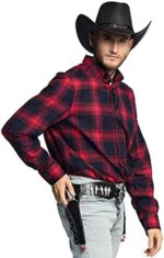 Black Wichita Cowboy Hat – Unisex Western Sheriff Fancy Dress Hat - Image 4
