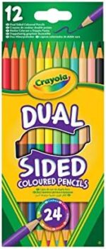 CRAYOLA Dual-Sided Coloured Pencils – 12 Count, 24 Colours for Kids - Image 5