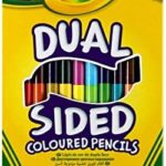 CRAYOLA Dual-Sided Coloured Pencils – 12 Count, 24 Colours for Kids