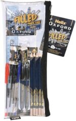 Helix Oxford Large Filled Pencil Case – Complete School Stationery Set - Image 2