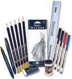 Helix Oxford Large Filled Pencil Case – Complete School Stationery Set - Image 3