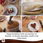 Nutella Hazelnut Chocolate Spread – 350g, Smooth & Creamy, Classic Chocolate & Hazelnut Spread - Image 4