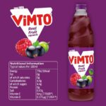 Vimto Squash – Mixed Fruit Flavour, 1 Litre, Source of Vitamins C & D, Vegetarian
