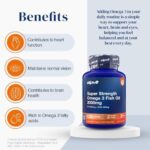 Omega 3 Fish Oil 2000mg, EPA 660mg & DHA 440mg, 120 Softgel Capsules - Image 4