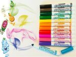 CRAYOLA Silly Scents Broadline Washable Markers –  12 Count, Scented Markers for Kids - Image 2