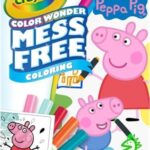 CRAYOLA Peppa Pig Color Wonder Activity Set – 18 Pages & 5 Mess-Free Markers