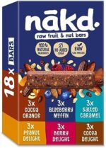 Nakd Raw Fruit & Nut Bars Variety Pack – 18 Bars, 630g, 100% Natural, Vegan & Gluten Free - Image 2