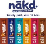 Nakd Raw Fruit & Nut Bars Variety Pack – 18 Bars, 630g, 100% Natural, Vegan & Gluten Free - Image 4