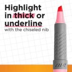 BIC Grip Pastel Highlighters Pack of 4 – Assorted Chisel Tip Marker Pens - Image 5