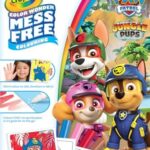CRAYOLA PAW Patrol Aqua Pups Color Wonder Mess-Free Colouring Set – 18 Pages & 5 Markers