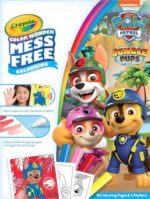 CRAYOLA PAW Patrol Aqua Pups Color Wonder Mess-Free Colouring Set – 18 Pages & 5 Markers