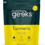 Turmeric Tablets 2000mg with Curcumin, Black Pepper & Ginger, 120 Vegan Tablets