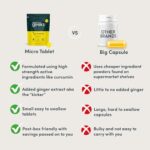 Turmeric Tablets 2000mg with Curcumin, Black Pepper & Ginger, 120 Vegan Tablets - Image 3