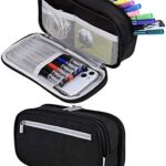 Chelory Large Capacity Pencil Case – Multi-Compartment School Stationery Organiser