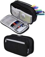 Chelory Large Capacity Pencil Case – Multi-Compartment School Stationery Organiser