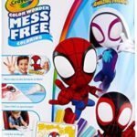 CRAYOLA Spiderman Color Wonder Mess-Free Colouring Set – 18 Pages & 5 Markers