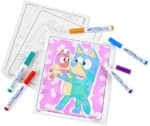 CRAYOLA Bluey Color Wonder Colouring Set – 18 Pages & 5 Markers, Mess-Free Activity Set for Kids - Image 3