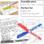 Erasable Gel Pens Pack of 8 – Blue Ink Eraser Pens for School & Office - Image 3