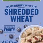 Nestlé Shredded Wheat Blueberry Biscuits – 450g, Wholegrain Breakfast Cereal, High Fibre, No Added Sugar