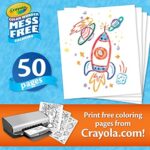 CRAYOLA Color Wonder Mess Free Colouring Pages – 50 Count, Blank Refill Pages for Kids - Image 3