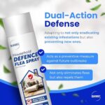 Household Flea Spray for Home – Powerful Flea, Tick & Bed Bug Treatment, Long-Lasting Pest Control - Image 4